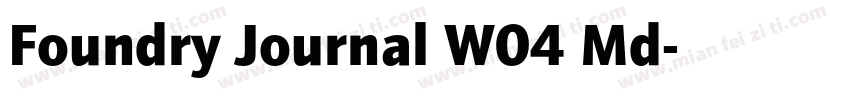 Foundry Journal W04 Md字体转换